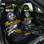 Personalized Parramatta Eels Car Seat Cover Graffiti Grunge Abstract Urban Street Style Design