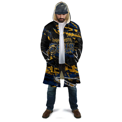 Personalized Parramatta Eels Cloak Graffiti Grunge Abstract Urban Street Style Design