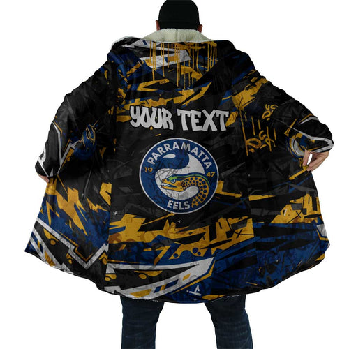 Personalized Parramatta Eels Cloak Graffiti Grunge Abstract Urban Street Style Design