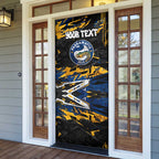 Personalized Parramatta Eels Door Cover Graffiti Grunge Abstract Urban Street Style Design