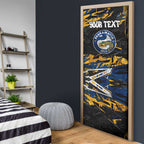 Personalized Parramatta Eels Door Cover Graffiti Grunge Abstract Urban Street Style Design