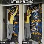 Personalized Parramatta Eels Door Cover Graffiti Grunge Abstract Urban Street Style Design