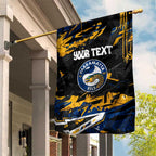 Personalized Parramatta Eels Garden Flag Graffiti Grunge Abstract Urban Street Style Design