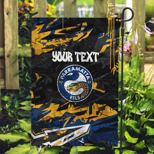 Personalized Parramatta Eels Garden Flag Graffiti Grunge Abstract Urban Street Style Design