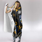 Personalized Parramatta Eels Hooded Blanket Graffiti Grunge Abstract Urban Street Style Design