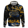 Personalized Parramatta Eels Hoodie Graffiti Grunge Abstract Urban Street Style Design