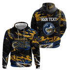 Personalized Parramatta Eels Hoodie Graffiti Grunge Abstract Urban Street Style Design