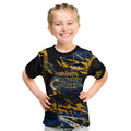 Personalized Parramatta Eels Kid T Shirt Graffiti Grunge Abstract Urban Street Style Design