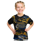 Personalized Parramatta Eels Kid T Shirt Graffiti Grunge Abstract Urban Street Style Design