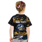 Personalized Parramatta Eels Kid T Shirt Graffiti Grunge Abstract Urban Street Style Design