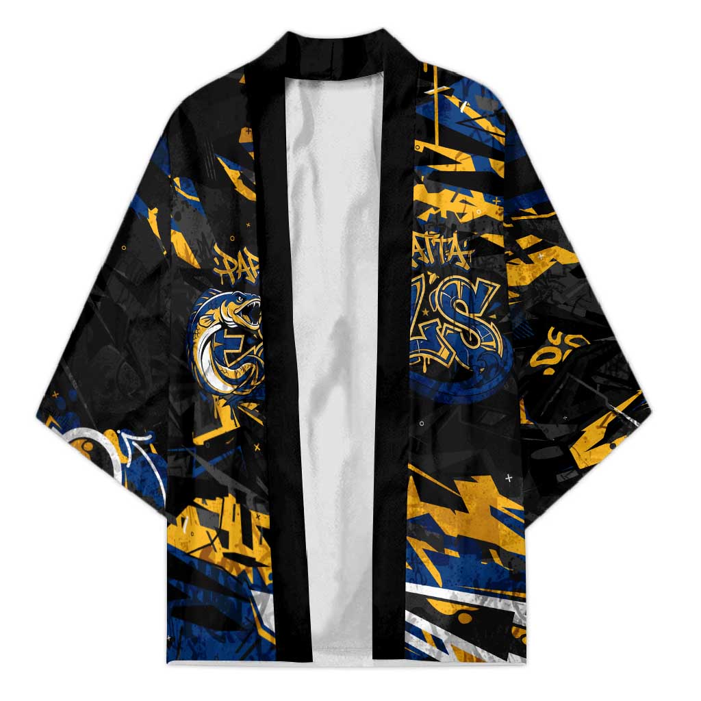 Personalized Parramatta Eels Kimono Graffiti Grunge Abstract Urban Street Style Design