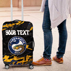 Personalized Parramatta Eels Luggage Cover Graffiti Grunge Abstract Urban Street Style Design
