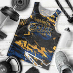 Personalized Parramatta Eels Men Tank Top Graffiti Grunge Abstract Urban Street Style Design