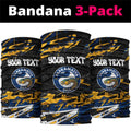 Personalized Parramatta Eels Neck Gaiter Graffiti Grunge Abstract Urban Street Style Design