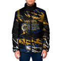 Personalized Parramatta Eels Padded Jacket Graffiti Grunge Abstract Urban Street Style Design