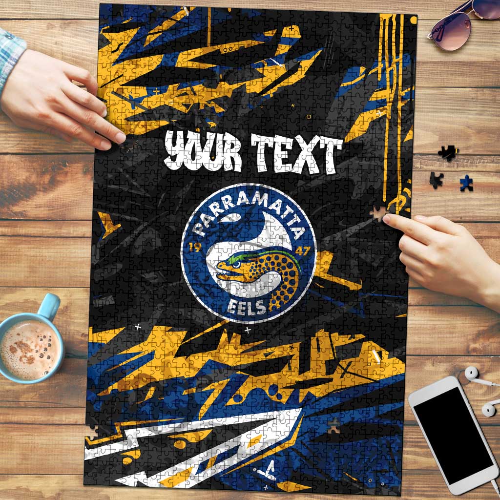 Personalized Parramatta Eels Puzzle Graffiti Grunge Abstract Urban Street Style Design