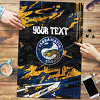 Personalized Parramatta Eels Puzzle Graffiti Grunge Abstract Urban Street Style Design