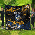 Personalized Parramatta Eels Quilt Graffiti Grunge Abstract Urban Street Style Design