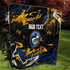Personalized Parramatta Eels Quilt Graffiti Grunge Abstract Urban Street Style Design