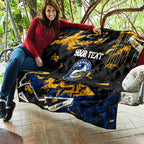 Personalized Parramatta Eels Quilt Graffiti Grunge Abstract Urban Street Style Design