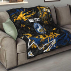 Personalized Parramatta Eels Quilt Graffiti Grunge Abstract Urban Street Style Design