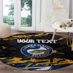 Personalized Parramatta Eels Round Carpet Graffiti Grunge Abstract Urban Street Style Design