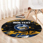 Personalized Parramatta Eels Round Carpet Graffiti Grunge Abstract Urban Street Style Design