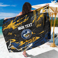 Personalized Parramatta Eels Sarong Graffiti Grunge Abstract Urban Street Style Design