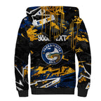 Personalized Parramatta Eels Sherpa Hoodie Graffiti Grunge Abstract Urban Street Style Design