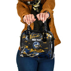 Personalized Parramatta Eels Shoulder Handbag Graffiti Grunge Abstract Urban Street Style Design