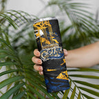 Personalized Parramatta Eels Skinny Tumbler Graffiti Grunge Abstract Urban Street Style Design