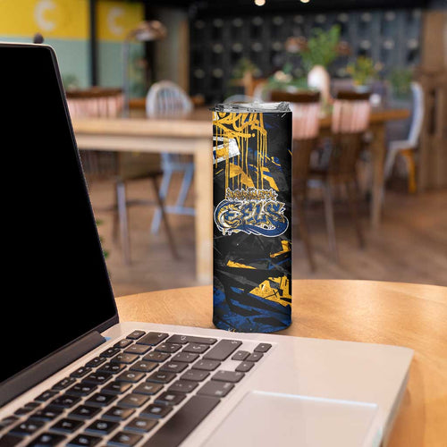Personalized Parramatta Eels Skinny Tumbler Graffiti Grunge Abstract Urban Street Style Design