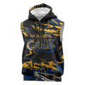 Personalized Parramatta Eels Sleeveless Zip Hoodie Graffiti Grunge Abstract Urban Street Style Design