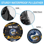 Personalized Parramatta Eels Spare Tire Cover Graffiti Grunge Abstract Urban Street Style Design