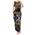 Personalized Parramatta Eels Tank Maxi Dress Graffiti Grunge Abstract Urban Street Style Design