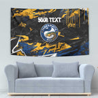 Personalized Parramatta Eels Tapestry Graffiti Grunge Abstract Urban Street Style Design