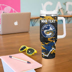 Personalized Parramatta Eels Tumbler With Handle Graffiti Grunge Abstract Urban Street Style Design