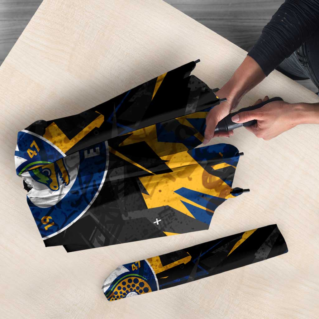 Personalized Parramatta Eels Umbrella Graffiti Grunge Abstract Urban Street Style Design