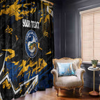 Personalized Parramatta Eels Window Curtain Graffiti Grunge Abstract Urban Street Style Design
