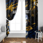 Personalized Parramatta Eels Window Curtain Graffiti Grunge Abstract Urban Street Style Design