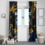 Personalized Parramatta Eels Window Curtain Graffiti Grunge Abstract Urban Street Style Design