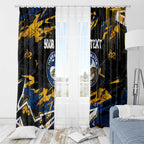 Personalized Parramatta Eels Window Curtain Graffiti Grunge Abstract Urban Street Style Design