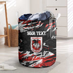 Personalized St. George Illawarra Dragons Laundry Basket Graffiti Grunge Abstract Urban Street Style Design