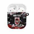 Personalized St. George Illawarra Dragons AirPods Case Graffiti Grunge Abstract Urban Street Style Design
