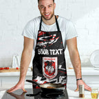 Personalized St. George Illawarra Dragons Apron Graffiti Grunge Abstract Urban Street Style Design