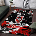 Personalized St. George Illawarra Dragons Area Rug Graffiti Grunge Abstract Urban Street Style Design