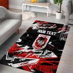 Personalized St. George Illawarra Dragons Area Rug Graffiti Grunge Abstract Urban Street Style Design