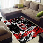 Personalized St. George Illawarra Dragons Area Rug Graffiti Grunge Abstract Urban Street Style Design