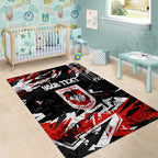 Personalized St. George Illawarra Dragons Area Rug Graffiti Grunge Abstract Urban Street Style Design