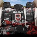 Personalized St. George Illawarra Dragons Back Car Seat Cover Graffiti Grunge Abstract Urban Street Style Design